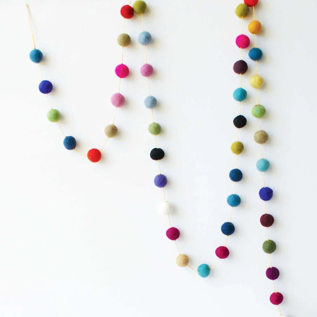 Multi Color Ball Garland