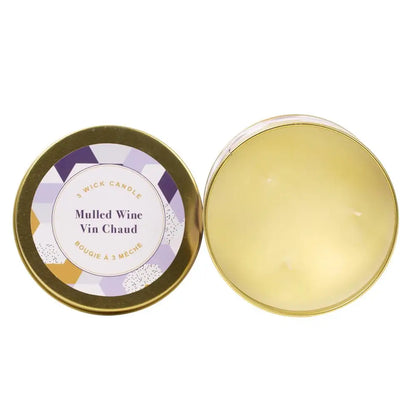 Candle Tin 3-Wick Mulled Wine - PABOOM