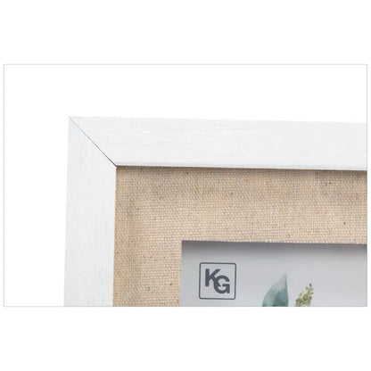 Jill Wood + Linen Frame White - PABOOM