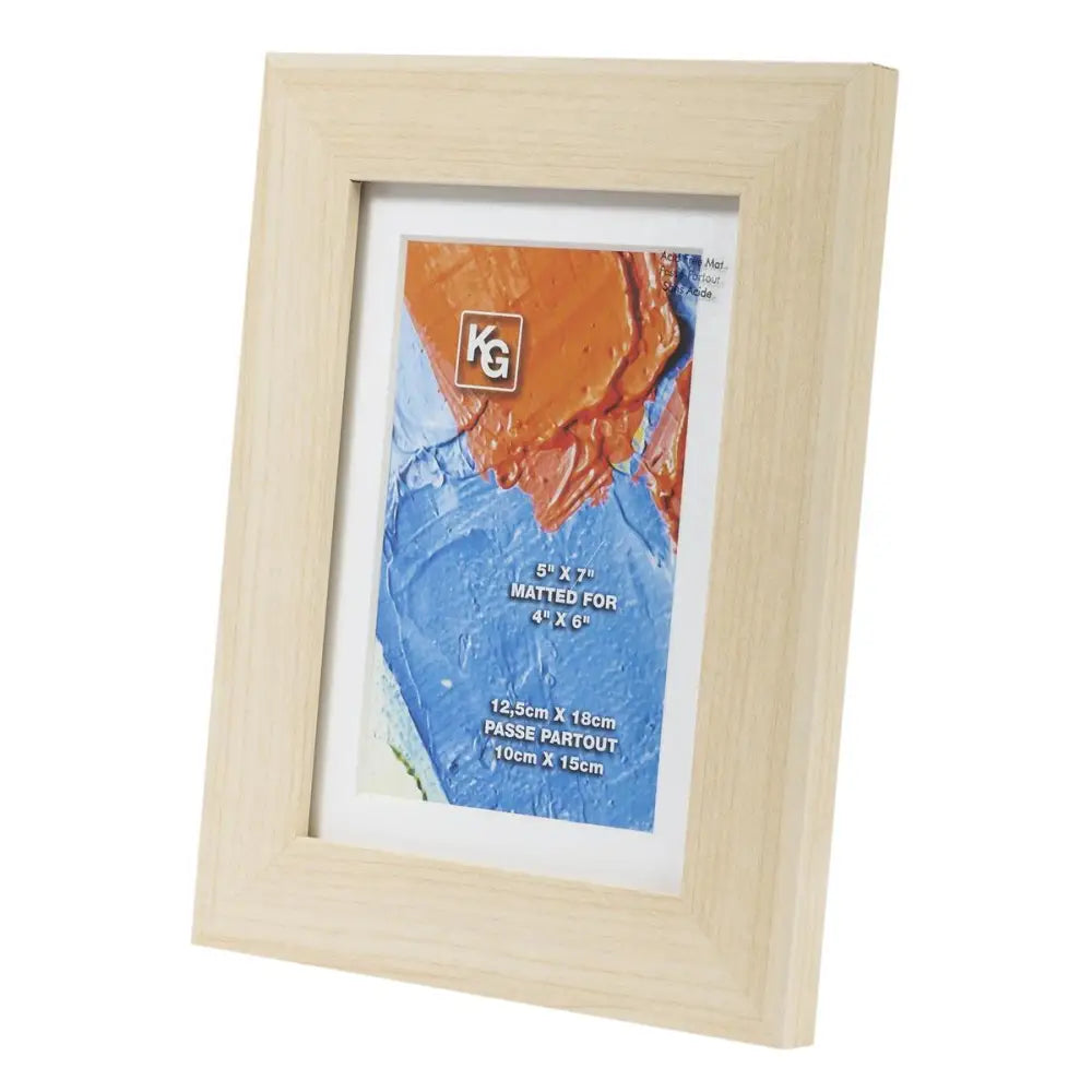 Langford Natural Frame 5x7" for 4x6" - PABOOM