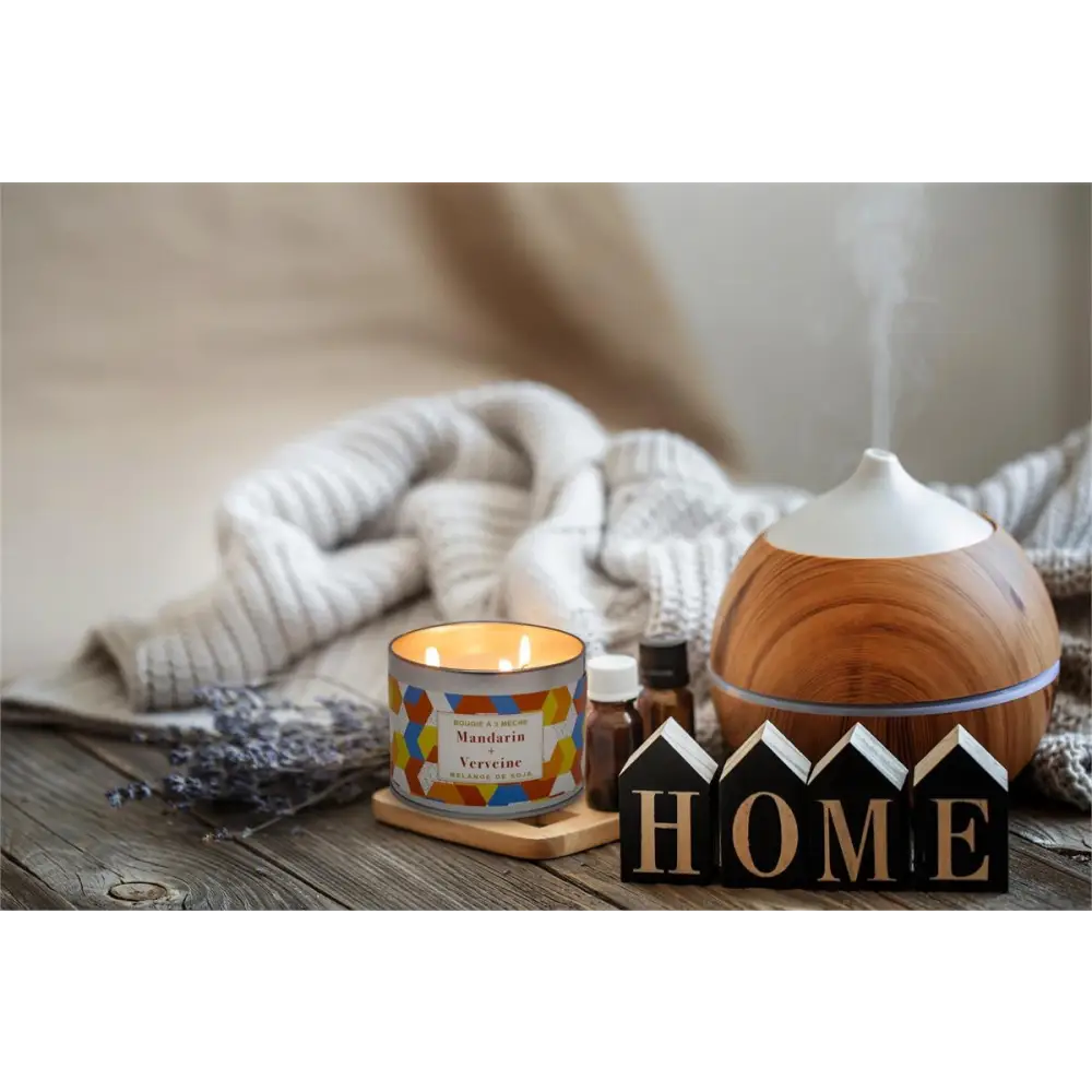 Mandarin & Verbenal 3-Wick Candle Tin - PABOOM