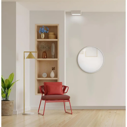 Norbert White Mirror - PABOOM