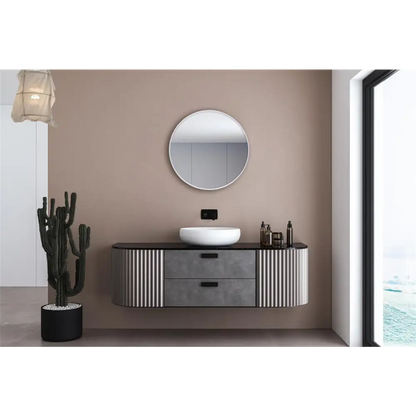 Norbert White Mirror - PABOOM