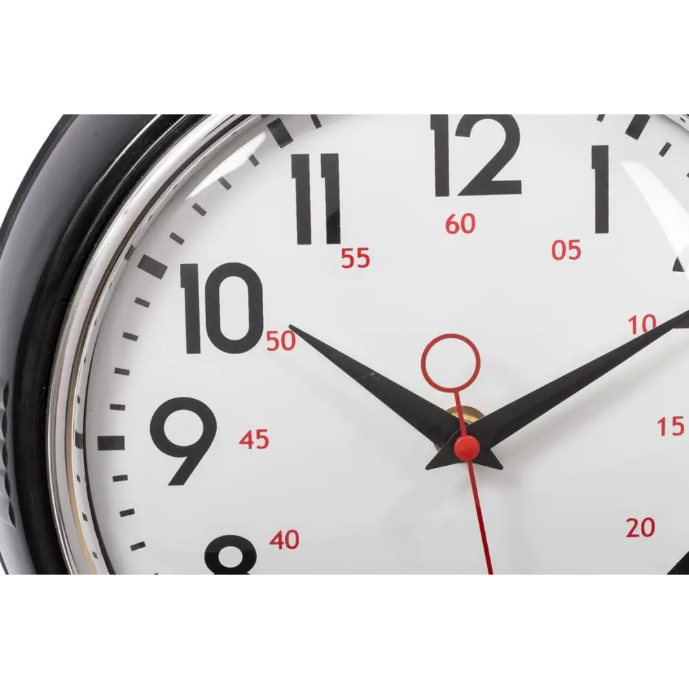 Retro Black Wall Clock - PABOOM