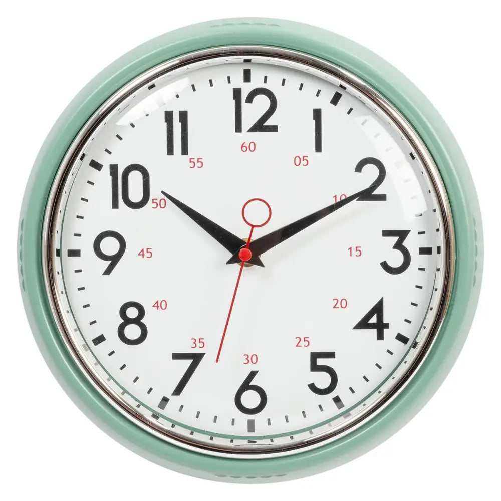 Retro Green Wall Clock - PABOOM