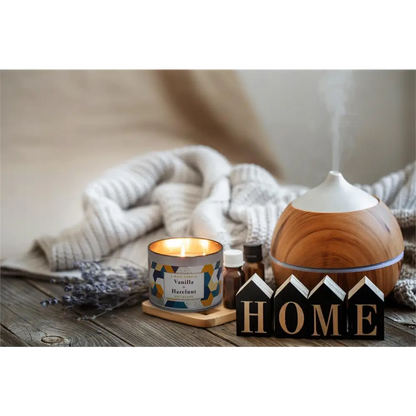 Vanilla & Hazelnut 3-Wick Candle Tin - PABOOM