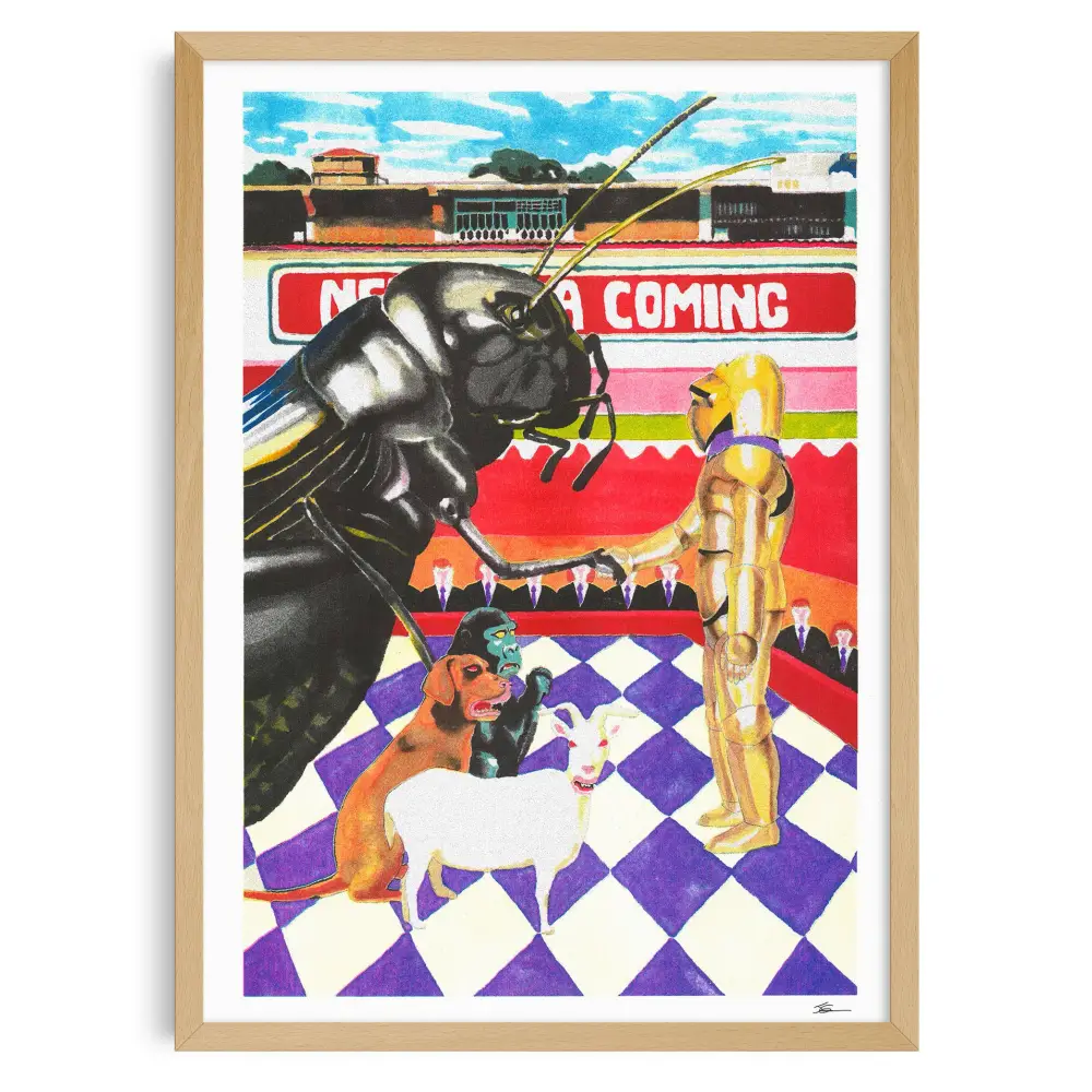 KIBLIND Atelier - A3 Poster - Jocelyn Charles - If a new era were coming