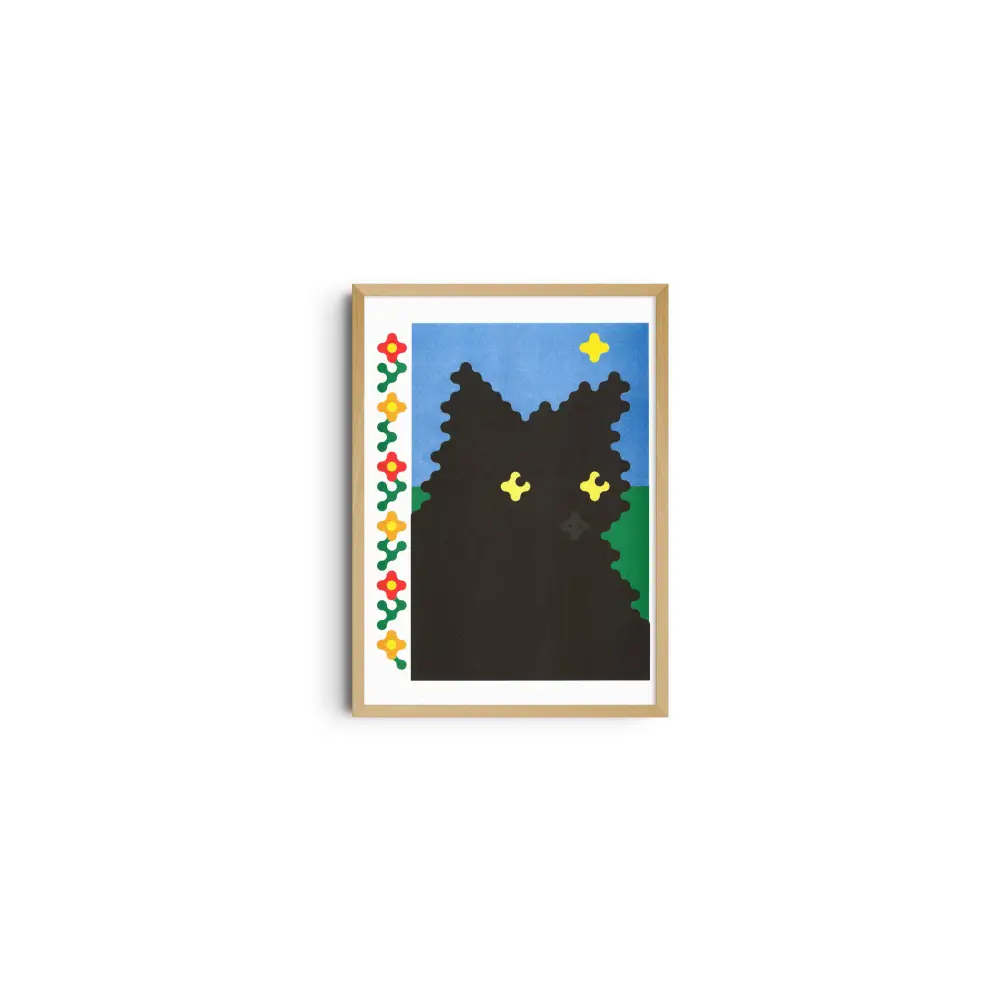 KIBLIND Atelier - A3 poster - Joe O’Donnell - Black Cat