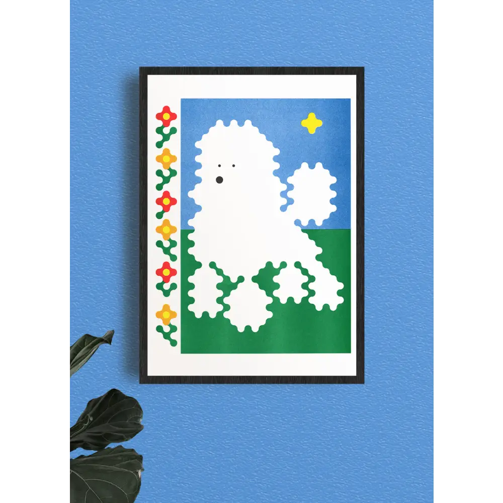 KIBLIND Atelier - A3 poster - Joe O’Donnell - Poodle