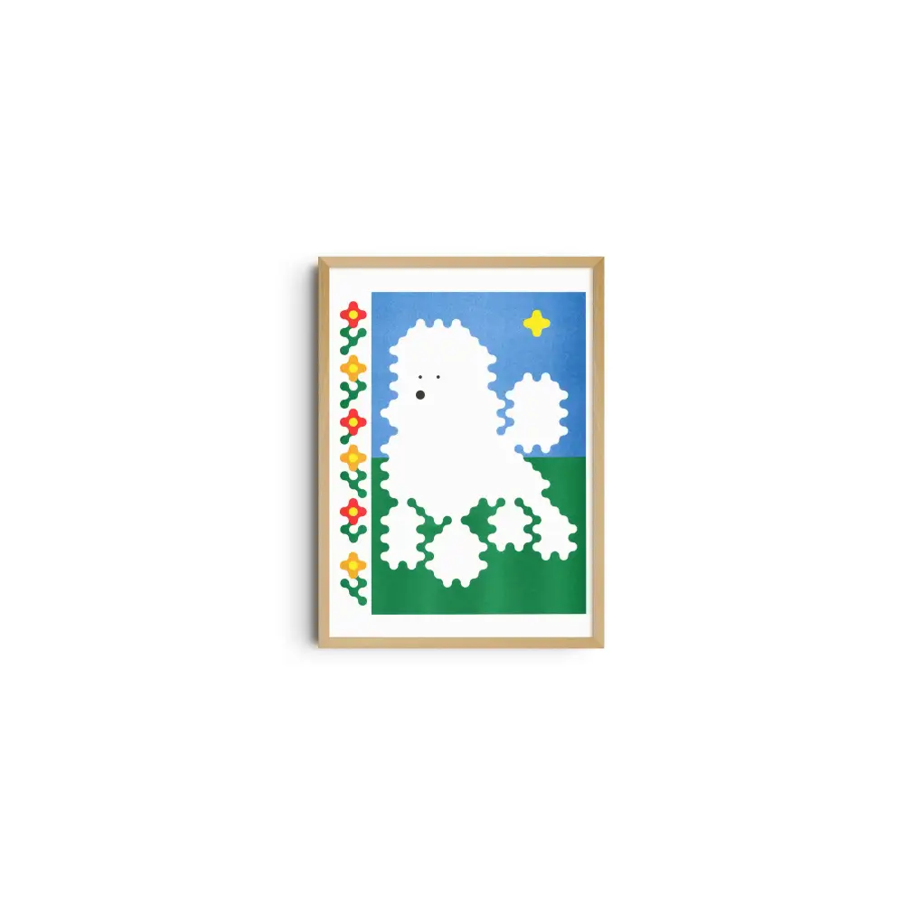 KIBLIND Atelier - A3 poster - Joe O’Donnell - Poodle