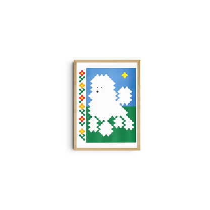 KIBLIND Atelier - A3 poster - Joe O’Donnell - Poodle