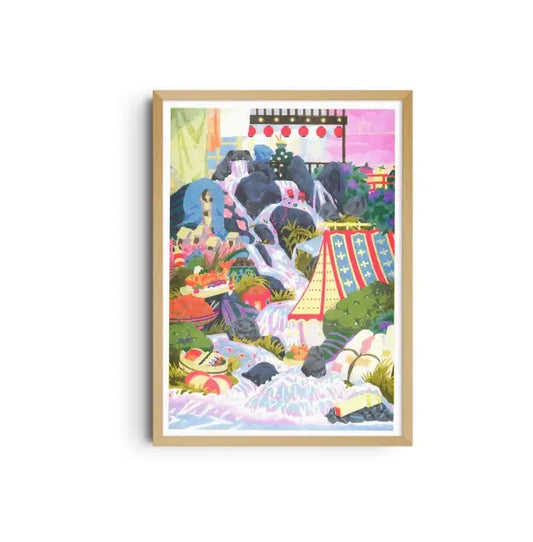 KIBLIND Atelier - A3 poster - Miyazaki/Chihiro - Camille Gobourg