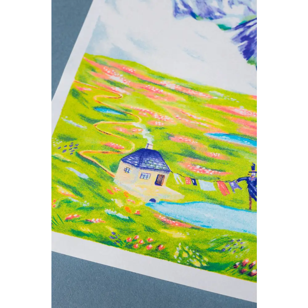 KIBLIND Atelier - A3 poster - Miyazaki/L.Olivieri - The Traveling Castle