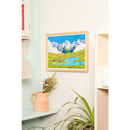 KIBLIND Atelier - A3 poster - Miyazaki/L.Olivieri - The Traveling Castle