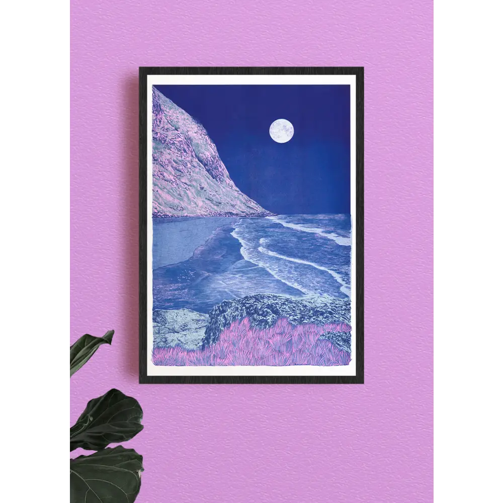 Blue Euphoria A3 poster - Manon Diemer - PABOOM