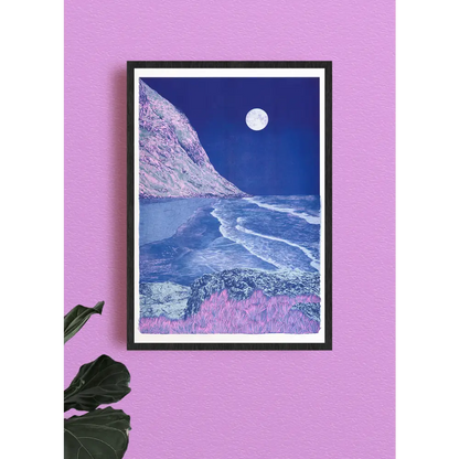 Blue Euphoria A3 poster - Manon Diemer - PABOOM