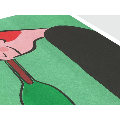 Bottle A3 poster - Jean Jullien - PABOOM