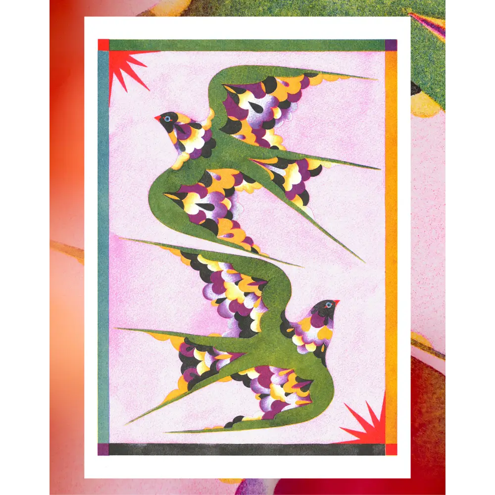 KIBLIND Atelier - Dance - Lou Benesch A3 Poster