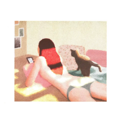 KIBLIND Atelier - Just out of the bath A3 poster - Saho Wajimaya