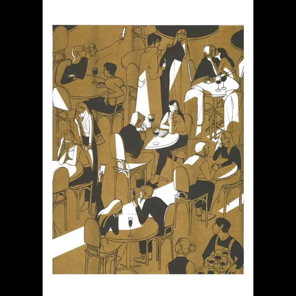 KIBLIND Atelier - busy cafe scene