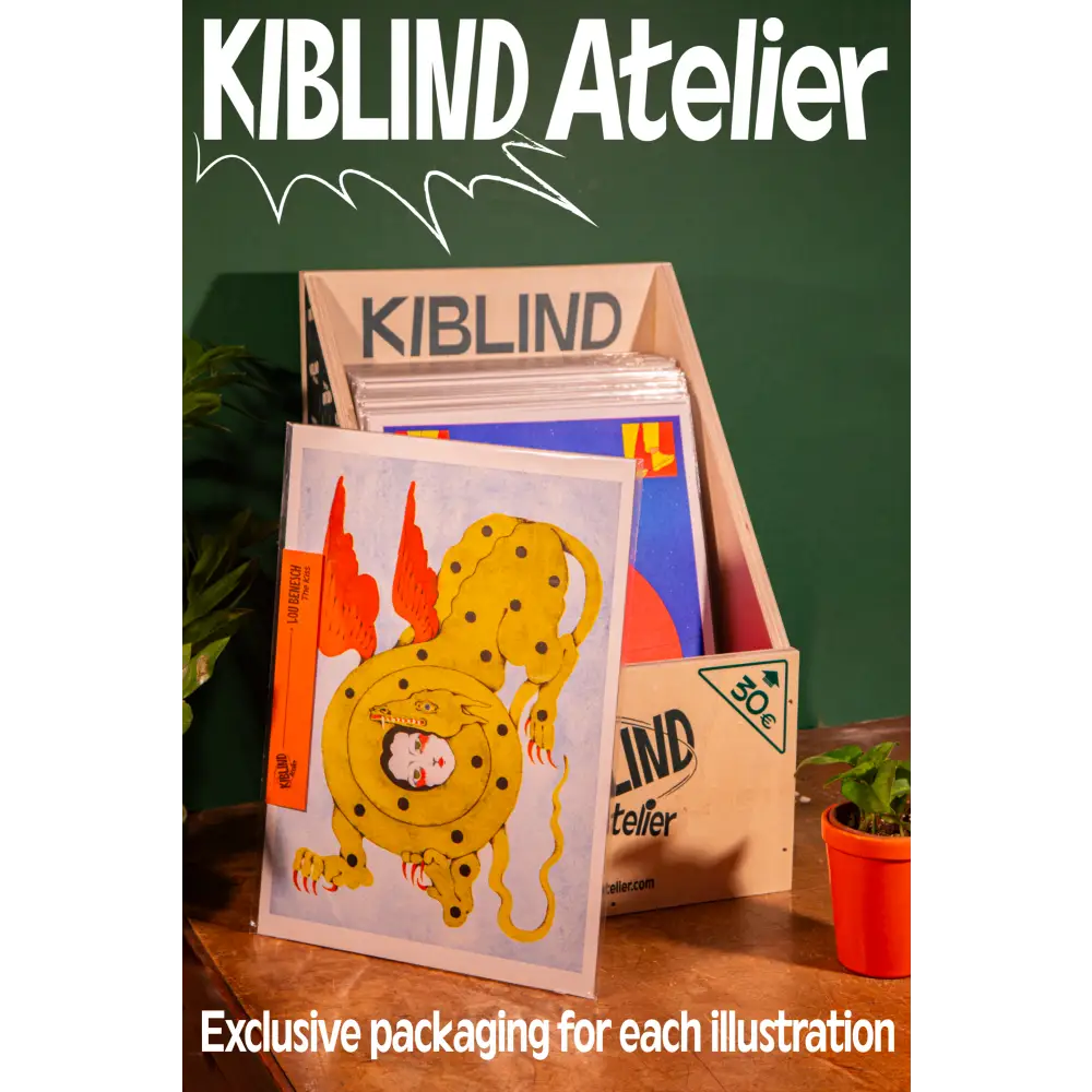 KIBLIND Atelier - Mood A3 poster - Jean Jullien