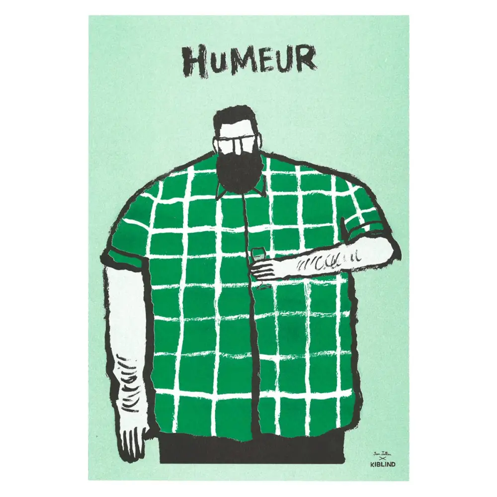 KIBLIND Atelier - Mood A3 poster - Jean Jullien