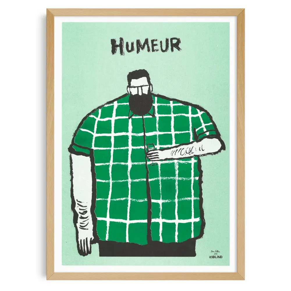 KIBLIND Atelier - Mood A3 poster - Jean Jullien