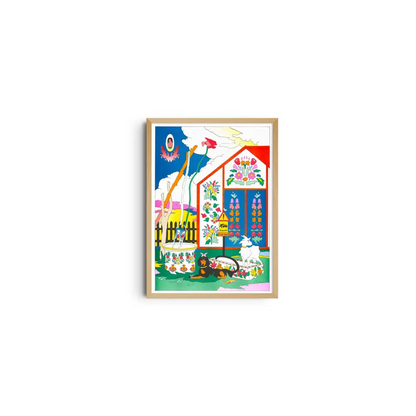 KIBLIND Atelier - Nowhere in Poland A3 poster - Abwu