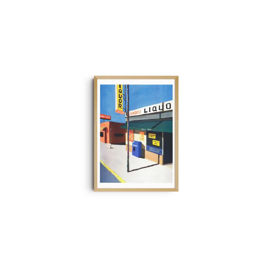 Pacific Coast Highway A3 poster - Nao Tatsumi - PABOOM