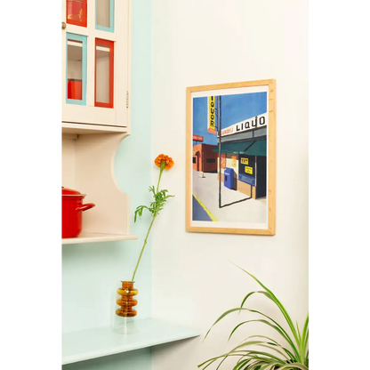 Pacific Coast Highway A3 poster - Nao Tatsumi - PABOOM