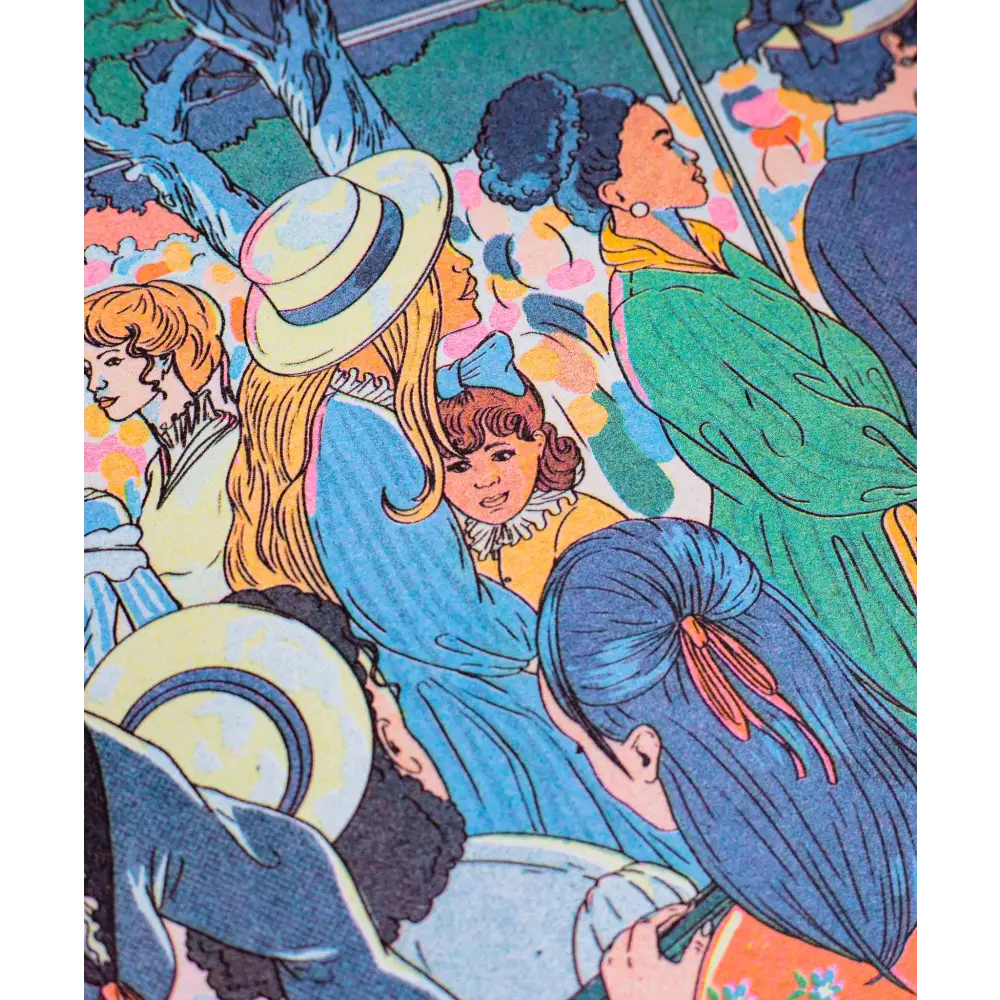 KIBLIND Atelier - Poster - Bal du moulin de la Galette - María Jesús Contreras