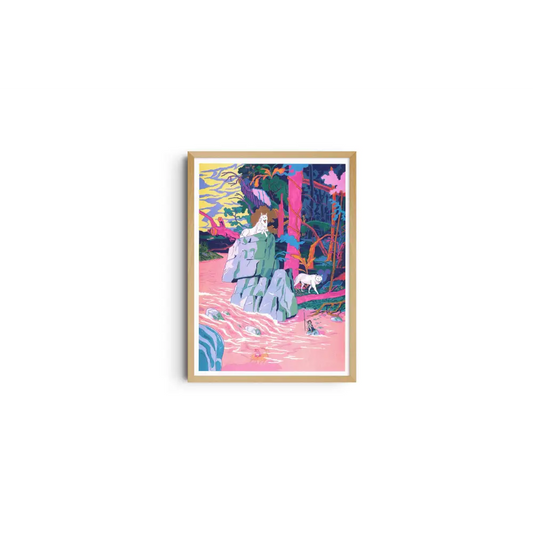 KIBLIND Atelier - Princess Mononoke - Miyazaki - Simon Roussin A3 Poster