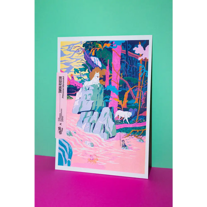 KIBLIND Atelier - Princess Mononoke - Miyazaki - Simon Roussin A3 Poster