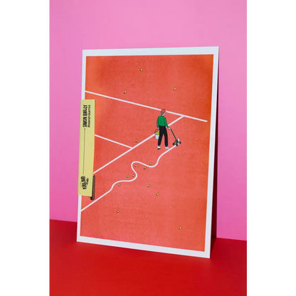 Roland-Garros A3 poster - Simon Bailly - PABOOM