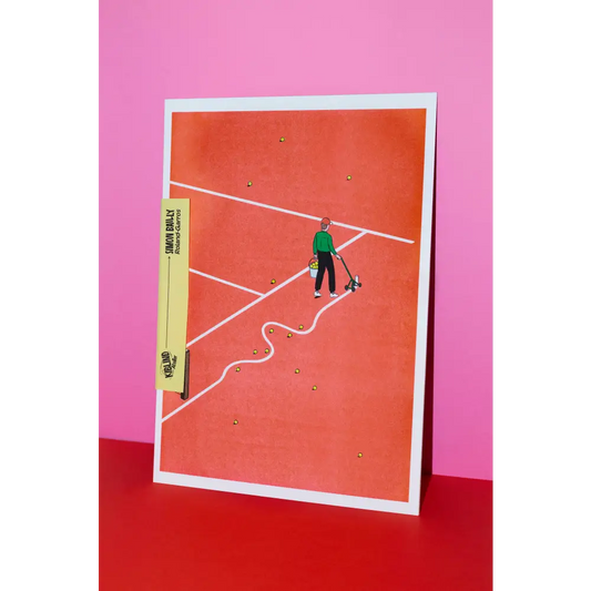 Roland-Garros A3 poster - Simon Bailly - PABOOM