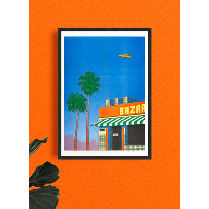 Spain at 15:00 A3 poster - Simon Bailly - PABOOM