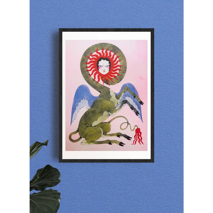 KIBLIND Atelier - The Angel - Lou Benesch A3 Poster