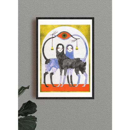 The Game A3 poster - Lou Benesch - PABOOM