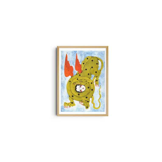 The Kiss A3 poster - Lou Benesch - PABOOM