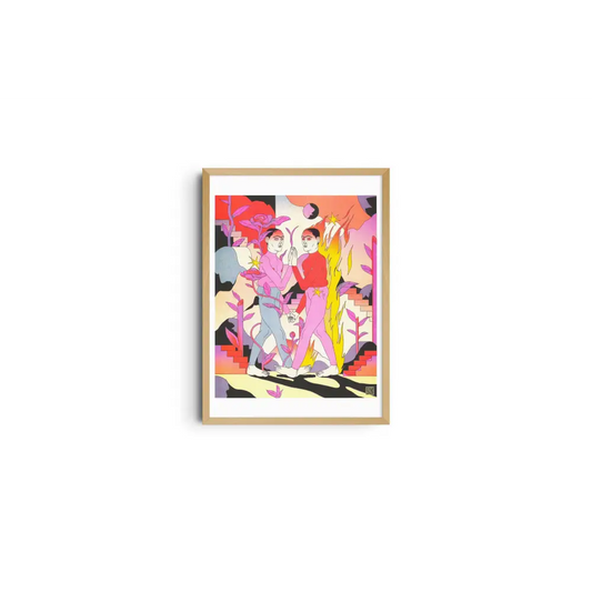 Wish You Were Here A3 poster - Raman Djafari - PABOOM