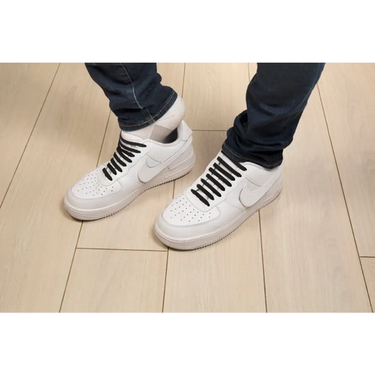 Black No-Tie Shoe Bands - PABOOM