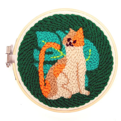Cat Punch Needle Kit - PABOOM