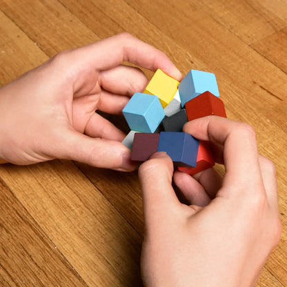 Elastic Cube 3D Wooden Puzzle - PABOOM