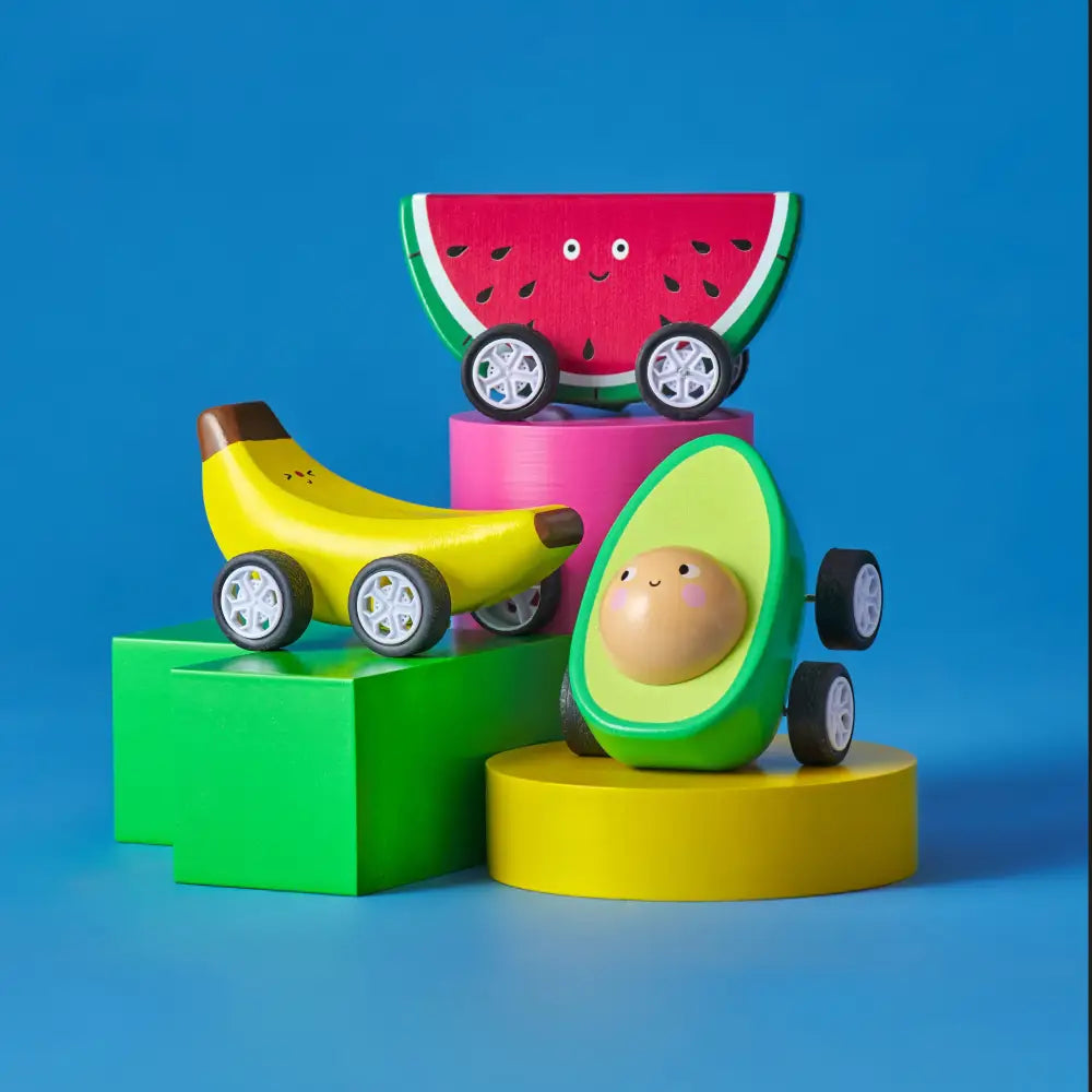 Fruit Fun Pullback Cars - PABOOM