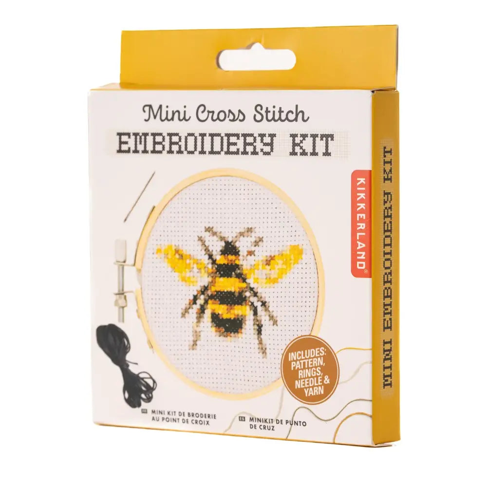 Mini Embroidery Kit Bee - PABOOM