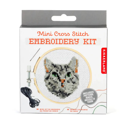 Mini Embroidery Kit Cat - PABOOM