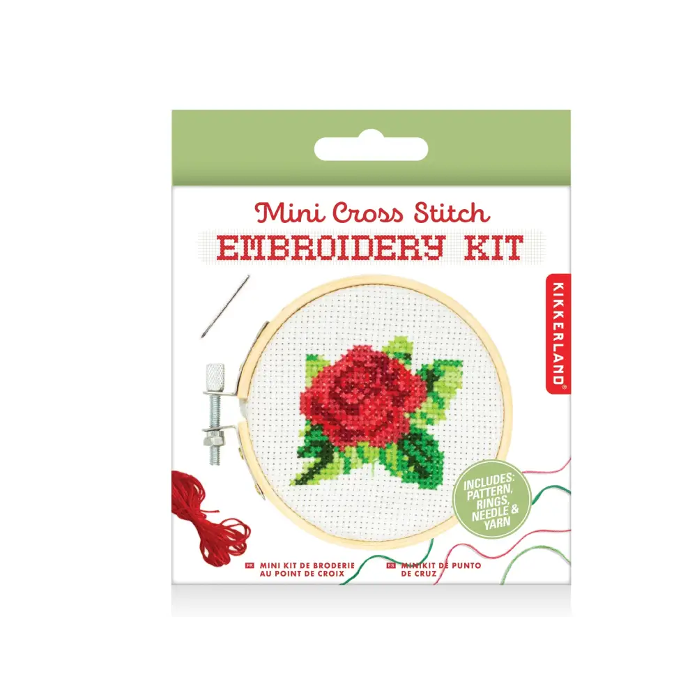 Mini Embroidery Kit Rose - PABOOM
