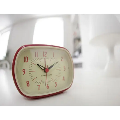 Retro Alarm Clock Red - PABOOM