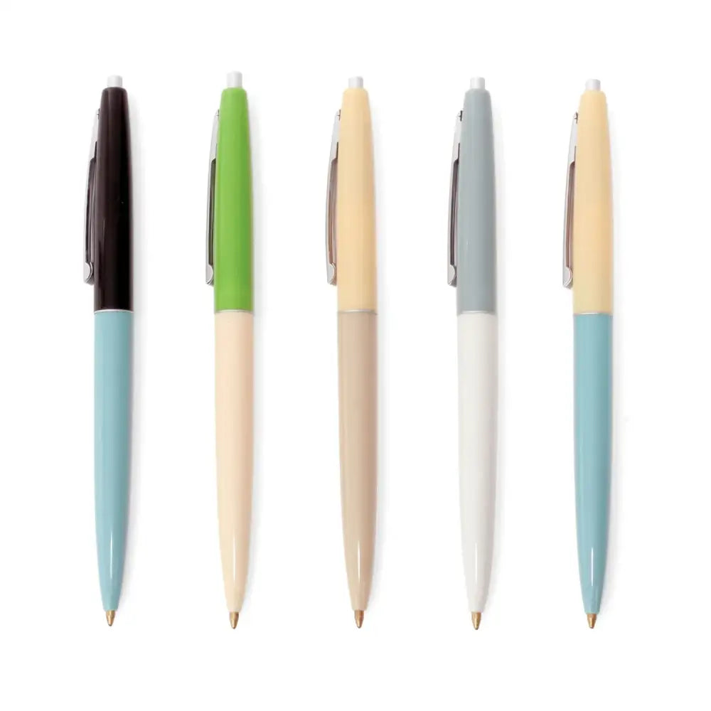 Kikkerland - Retro Pens Set/5