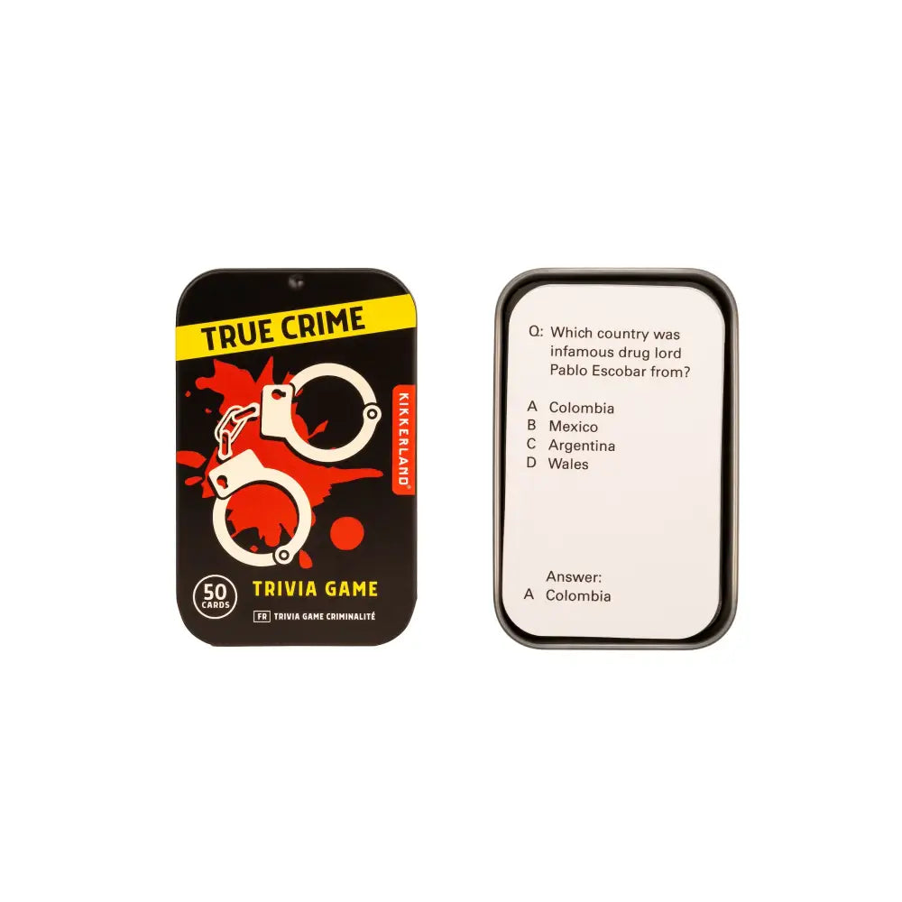 True Crime Trivia Game - PABOOM
